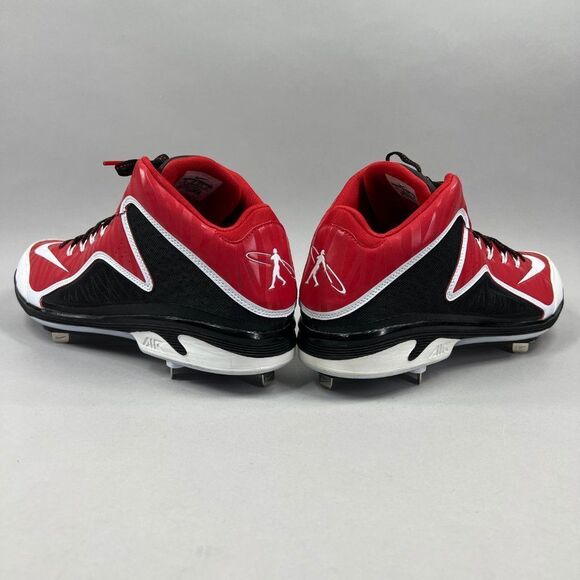 Nike Swingman MVP 2 Baseball Cleats Men's Red Ken Griffey Jr. Metal Spike Shoes - Picture 9 of 14